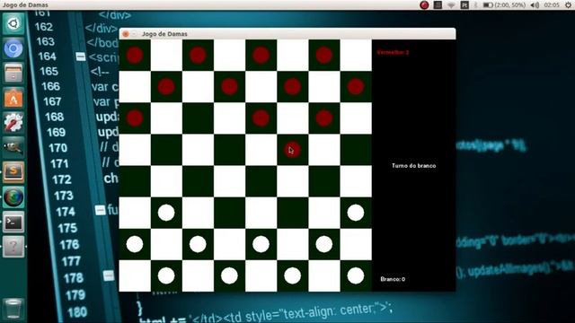 Jogo de Damas (Checkers) em Python usando Pygame - Miniprojeto UFCG 2017.1 - Programação 1 смотреть онлайн
