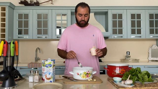 Sweet Potato Soup With Spinach