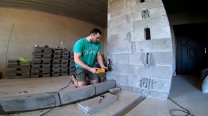 Как армировать перегородку из шлакоблока!?