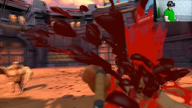 Gorn | Летающие Воины | HTC Vive VR | Упоротые игры смотреть онлайн