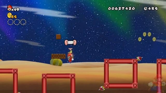 Newer Super Mario Bros Wii: Summer Sun 100% All Star Coins Part 3 смотреть онлайн