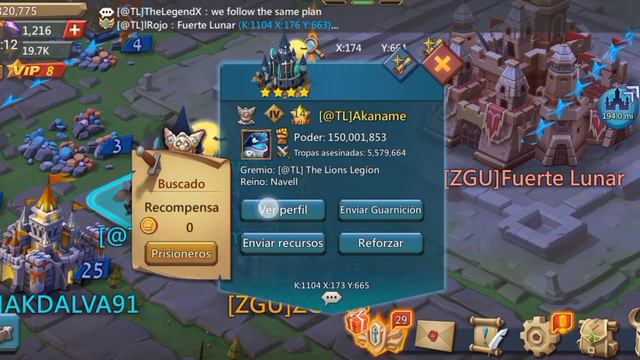 #lordsmobile Gran batalla con mis amigos del reino 1104 #Akaname смотреть онлайн
