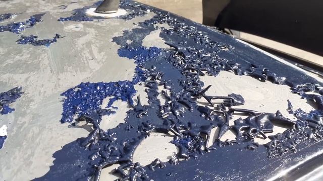 Тест смывка для краски Композит СП-6  второй слой