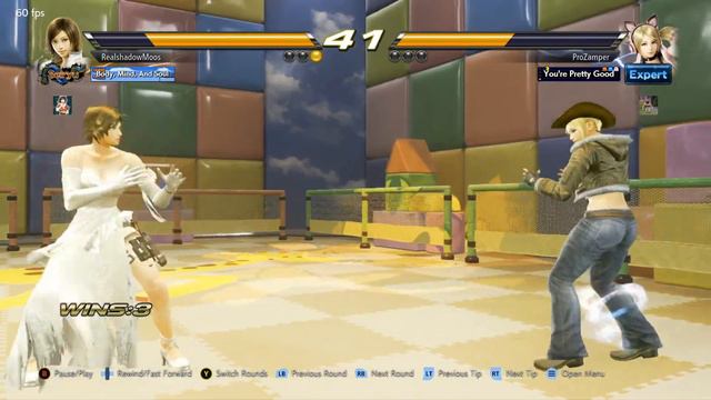 Asuka Kazama [Nina Cosplay Mod] vs Lucky Chloe Tekken 7 Online Player Match смотреть онлайн