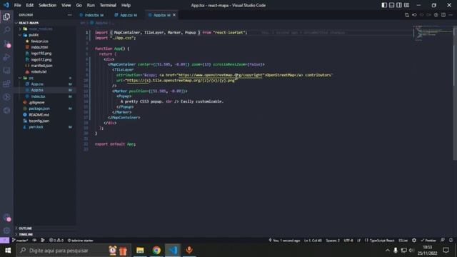 Aprenda a construir um mapa interativo utilizando React Leaflet смотреть онлайн