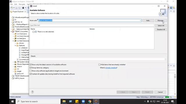 Cucumber Eclipse plug-in installation смотреть онлайн