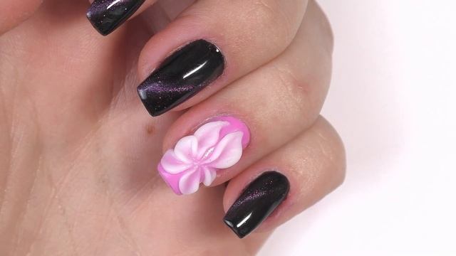 Дизайн цветок 3D на своих ногтях. ТОП Красивый дизайн ногтей. Мастера маникюра Часть 2 смотреть онлайн
