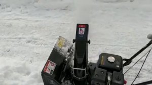 Hyudai S5556. Уборка "тяжёлого" снега.