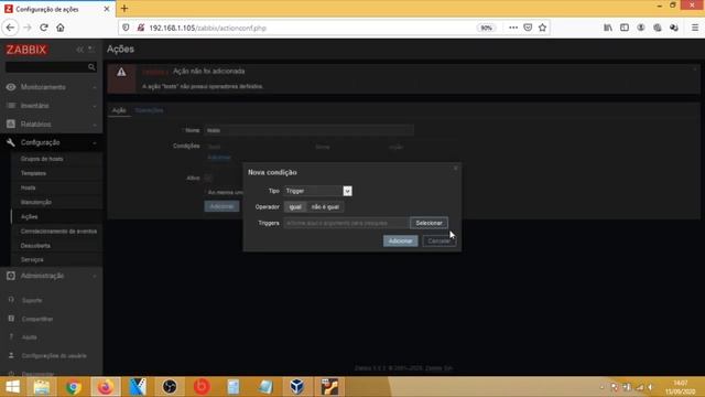 Zabbix - Visão geral dos menus do Zabbix 5.0 смотреть онлайн