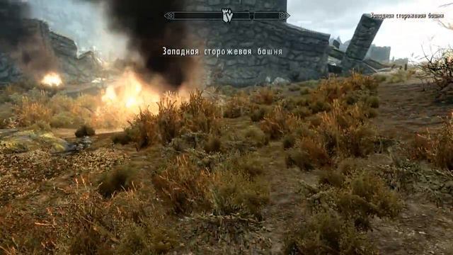 Прохождение Skyrim - Дракон в небе смотреть онлайн
