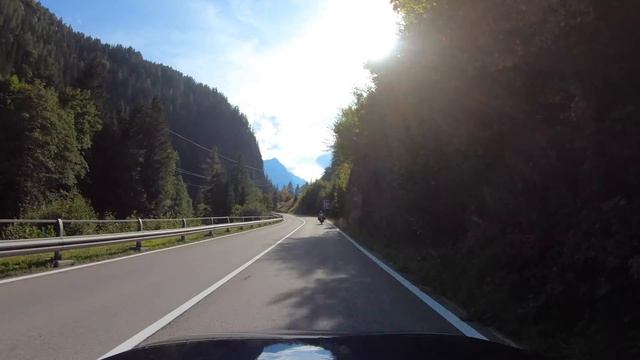 Driving The Col De La Forclaz From Martigny Switzerland To Chamonix France