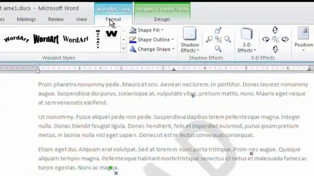 How To Insert a Customized Text Watermark in a Word Document смотреть онлайн