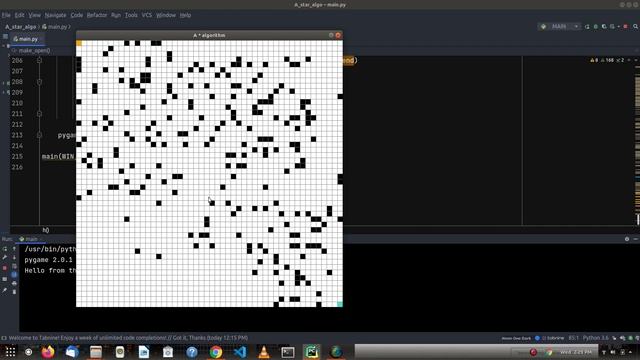 A* Path finding Algorithm with Python 3 (with source code) смотреть онлайн