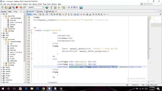 How to Delete Record/Data in PHP Using AJAX смотреть онлайн