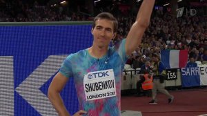Сергей Шубенков взял «серебро» в беге с барьерами на чемпионате мира в Лондоне