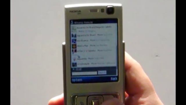 Winamp Remote sharing via SMS to Nokia N95 смотреть онлайн