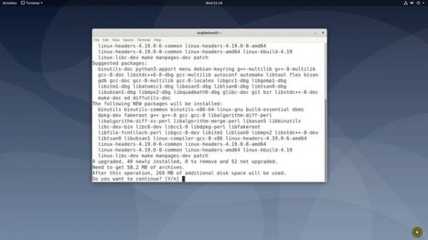 How to install build-essential in Debian 10