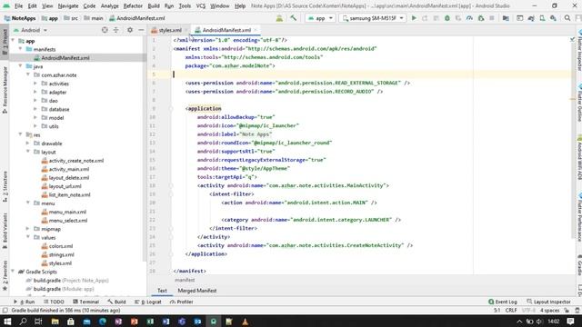 TUTORIAL MEMBUAT APLIKASI CATATAN DENGAN ANDROID STUDIO | KOTLIN смотреть онлайн
