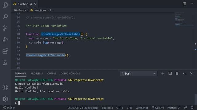 16 - First Class Objects - Functions in 10 mins | Modern JavaScript смотреть онлайн