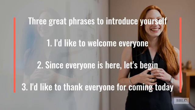 Video BBLC I International Business culture: Absolutely essential phrases to begin a presentation смотреть онлайн