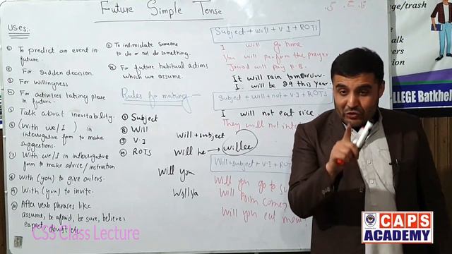 Complete tenses course, Future Simple Tense Part 10 in detail in Urdu/Hindi смотреть онлайн