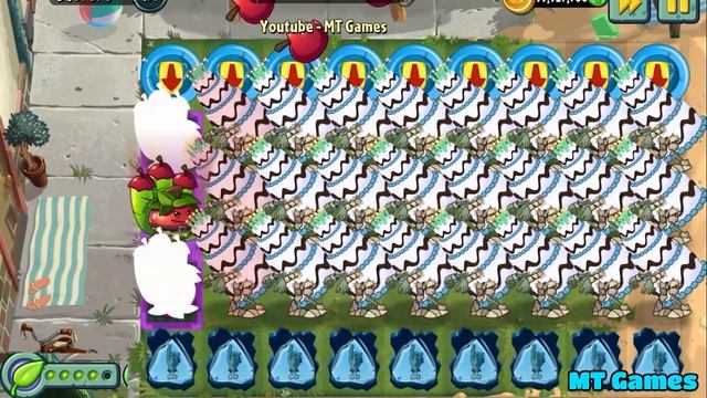 PvZ 2 Challenge - All Plants Max Level use 5 Power Up Vs Team Birthday Pharaoh Zombie смотреть онлайн