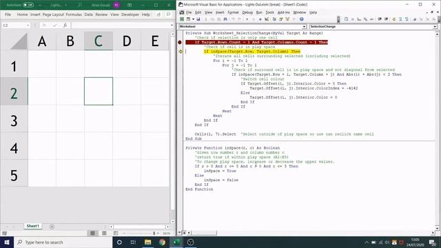 Lights Out | Excel & VBA TUTORIAL смотреть онлайн