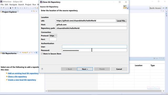 193 Clone GIT project directly from eclipse смотреть онлайн