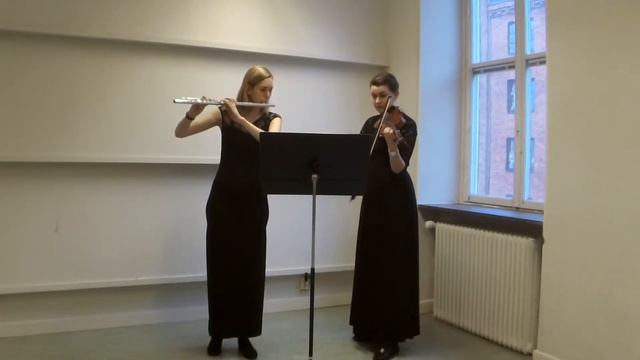 Telemann D major sonata for flute and violin - Dolce смотреть онлайн