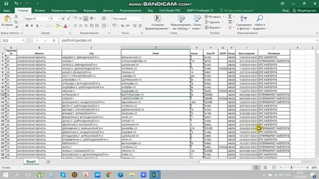 ИНДЕКСЫ почтовых отделений по РК смотреть онлайн