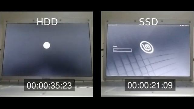 SSD x HDD - Dell Inspiron 1525 смотреть онлайн