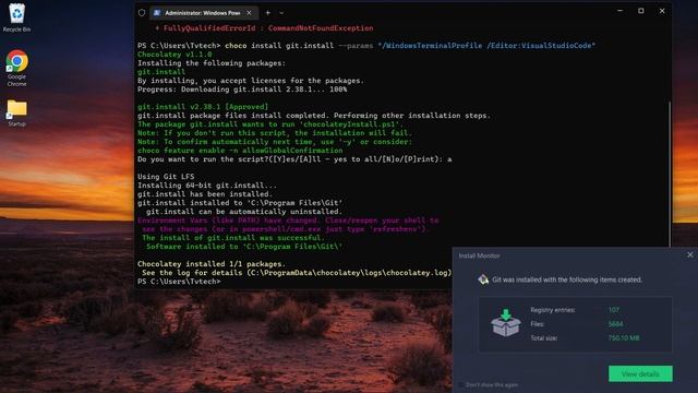 Installing Git via choco смотреть онлайн