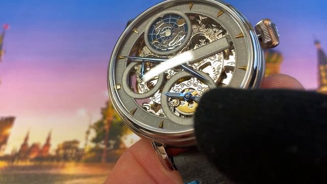 New Poljot International Globetrotter Skeleton 9730/2940553 смотреть онлайн
