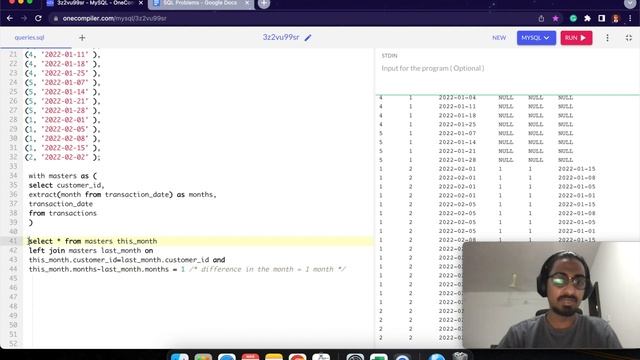 SQL Interview Question on Customer Retention in Subscription Model | English | Swiggy | sqlonline.i смотреть онлайн