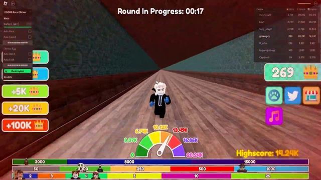 Doors race clicker script – (AutoRace, AutoSpeed, AutoHatch) смотреть онлайн