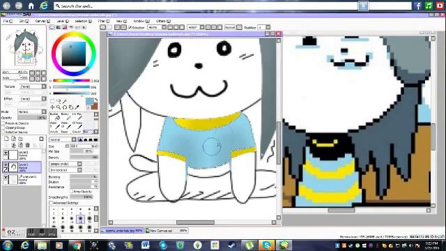 Temmie-Undertale speed Art смотреть онлайн