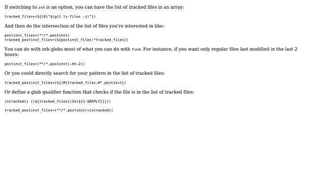 Unix & Linux: How can I eliminate untracked files from find output? (3 Solutions!!) смотреть онлайн