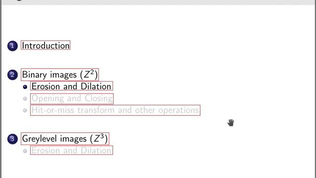 DIP 08 - Mathematical Morphology (1) - definitions and basic operators смотреть онлайн