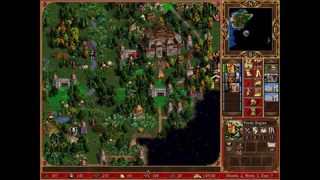 Heroes 3 Expert Playthrough 21 ( Lord of the Rings ), Part 3 смотреть онлайн