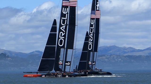 America's Cup: Two Boat Demo by Oracle Team USA, June 26 2013 смотреть онлайн