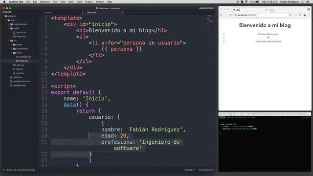 6. Renderizado de listas en Vue.js смотреть онлайн