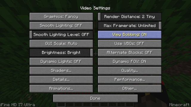 Minecraft 1.8 - Intel Core I3 6006u+Nvidia GeForce 940MX