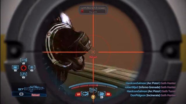 Gold Krogan Soldier Raptor Gameplay Dagger Hazard Geth 3 Players смотреть онлайн