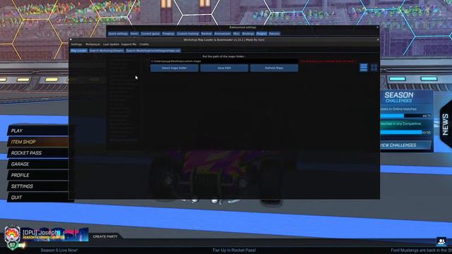 How to install CUSTOM MAPS for Rocket League! STEAM and EPIC GAMES смотреть онлайн