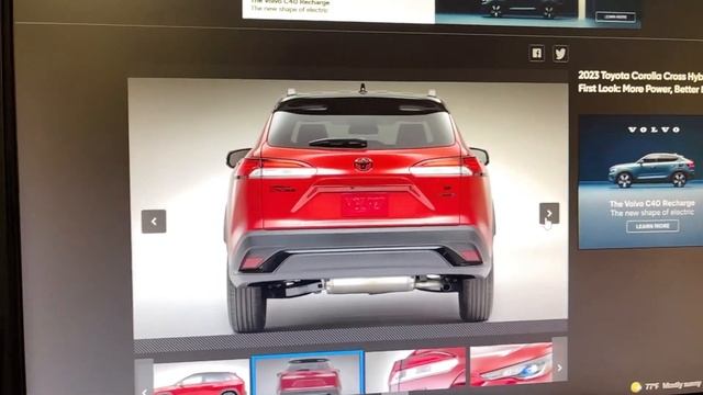 2023 Corolla Cross Hybrid