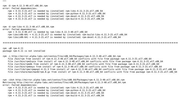 Unix & Linux: How can I upgrade rpm on CentOS 7? смотреть онлайн