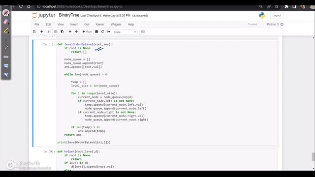 19- Level Order Line by Line | Iterative | Leetcode 102 | O(n) | Python 3 смотреть онлайн