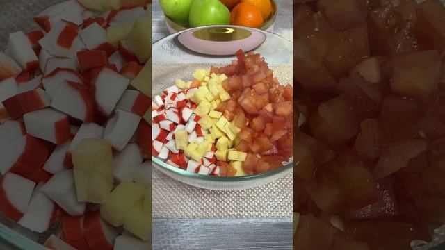 Рецепт Салата ? НИЧЕГО варить НЕ НУЖНО! ? #shorts #shortvideo #shortvideo #рецептысалатов смотреть онлайн