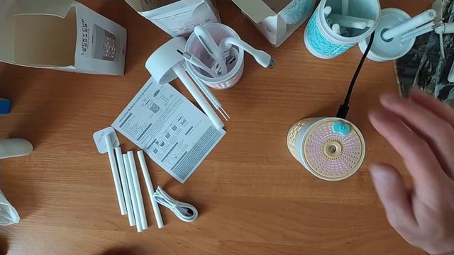 Увлажнитель воздуха со светодиодный подсветкой / Мини смотреть онлайн