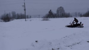 Как Стелс Росомаха катается по снегу в Томске